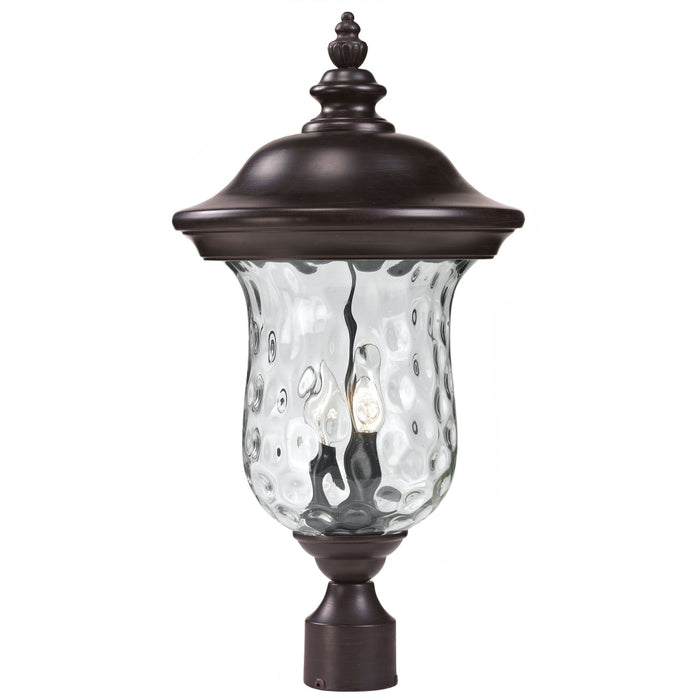 Armstrong Bronze Outdoor Post Mount Fixture | theLightShop