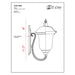 Armstrong Bronze Outdoor Wall Sconce - Outdoor Wall Sconces