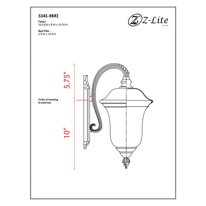 Armstrong Bronze Outdoor Wall Sconce - Outdoor Wall Sconces