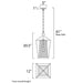 Artisan Black Outdoor Hanging Lantern - Outdoor Hanging Lantern