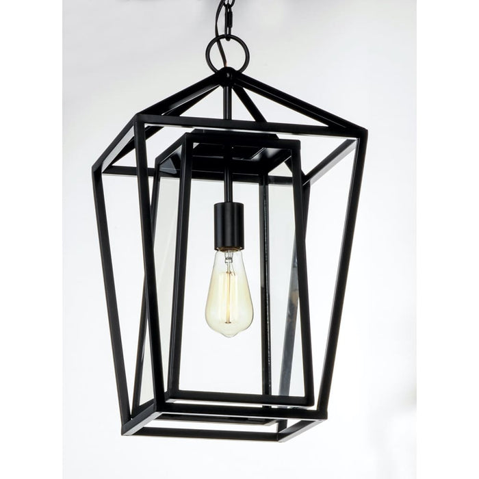 Artisan Black Outdoor Hanging Lantern - Outdoor Hanging Lantern