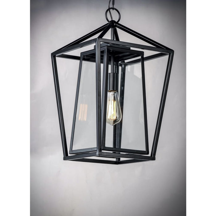 Artisan Black Outdoor Hanging Lantern - Outdoor Hanging Lantern
