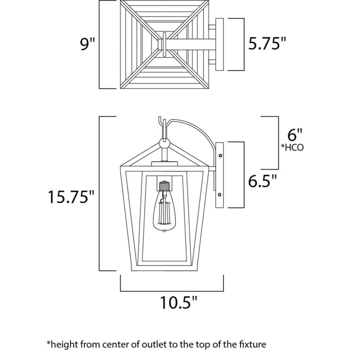 Artisan Black Outdoor Wall Mount - Outdoor Wall Mount