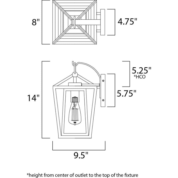 Artisan Black Outdoor Wall Mount - Outdoor Wall Mount