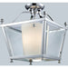 Ashbury Chrome Semi-Flushmount | theLightShop