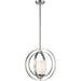 Ashling Brushed Nickel Mini-Pendant | theLightShop