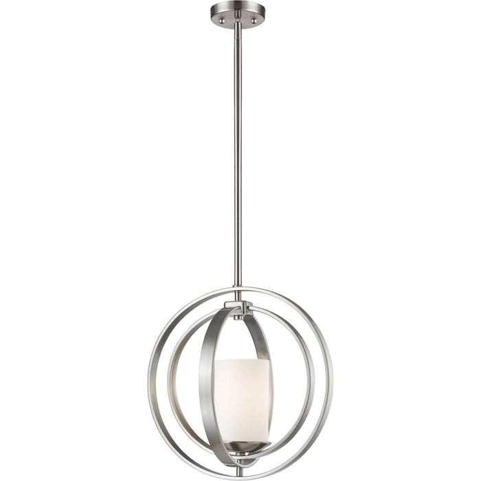 Ashling Brushed Nickel Mini-Pendant | theLightShop