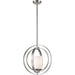 Ashling Brushed Nickel Mini-Pendant | theLightShop