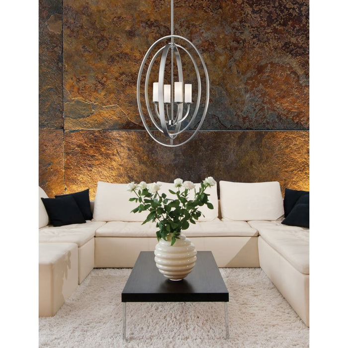 Ashling Brushed Nickel Pendant - Pendants