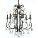 Ashton 6 Light English Bronze Chandelier - Chandeliers