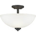 Ashton Bronze Semi-Flushmount | theLightShop