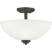 Ashton Bronze Semi-Flushmount | theLightShop