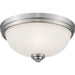 Ashton Brushed Nickel Flushmount | theLightShop