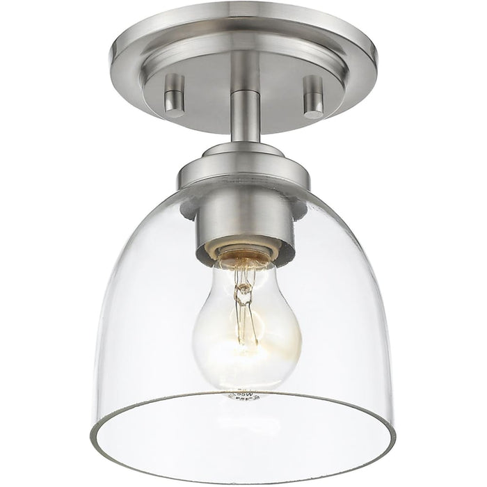Ashton Brushed Nickel Flushmount - Flushmounts
