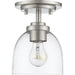 Ashton Brushed Nickel Flushmount - Flushmounts