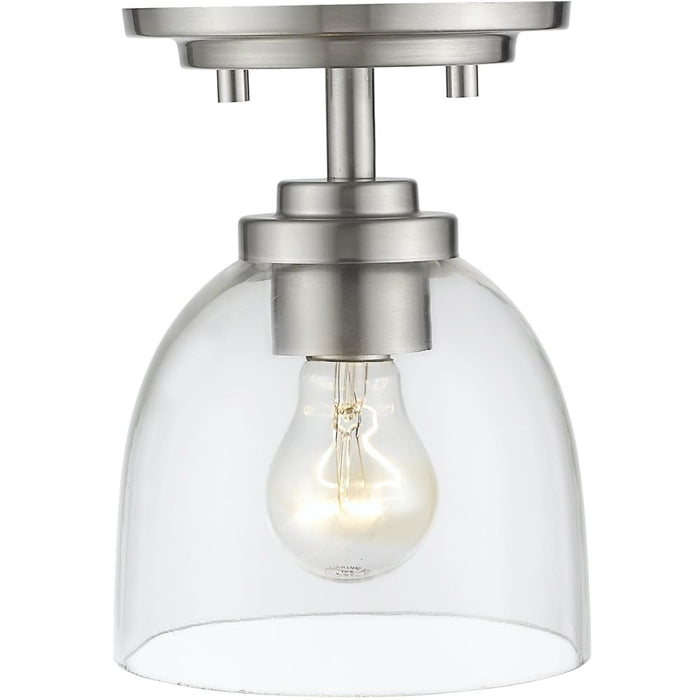 Ashton Brushed Nickel Flushmount - Flushmounts