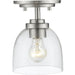 Ashton Brushed Nickel Flushmount - Flushmounts