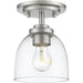 Ashton Brushed Nickel Flushmount - Flushmounts