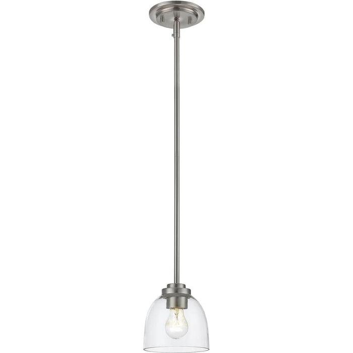 Ashton Brushed Nickel Mini-Pendant | theLightShop