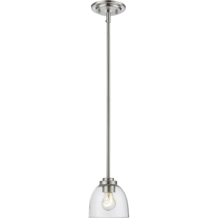 Ashton Brushed Nickel Mini-Pendant - Mini-Pendants