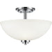Ashton Chrome Semi-Flushmount | theLightShop