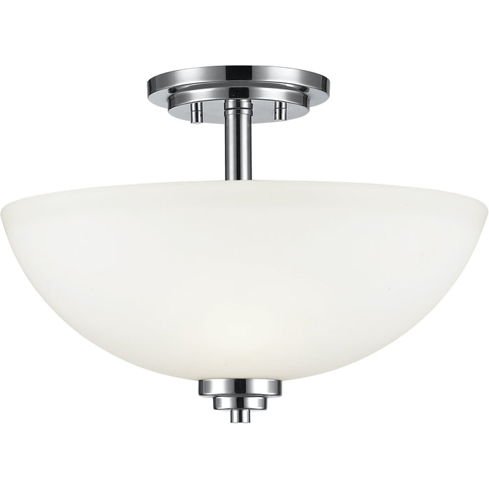 Ashton Chrome Semi-Flushmount | theLightShop