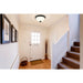 Ashton Matte Black 2 Light Flushmount - Flushmounts