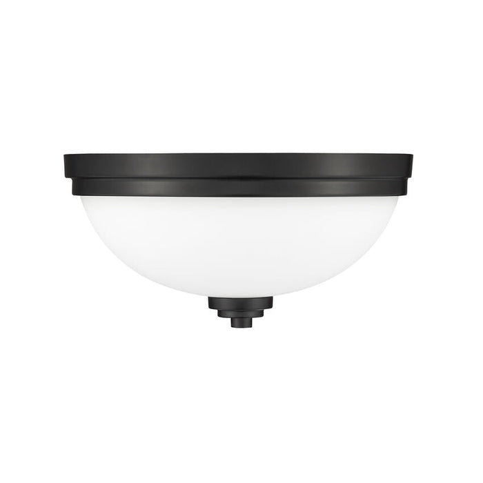 Ashton Matte Black 3 Light Flushmount - Flushmounts