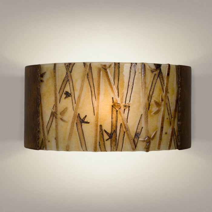 Asia Butternut and Multi Caramel Wall Sconce - Wall Sconce