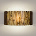 Asia Butternut and Multi Caramel Wall Sconce - Wall Sconce