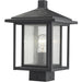 Aspen Black Outdoor Post Mount Fixture | theLightShop