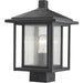 Aspen Black Outdoor Post Mount Fixture | theLightShop