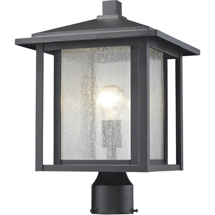 Aspen Black Outdoor Post Mount Fixture | theLightShop