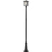 Aspen Black Outdoor Post Mounted Fixture - Outdoor Post Mounted Fixture