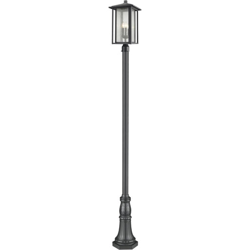 Aspen Black Outdoor Post Mounted Fixture | theLightShop