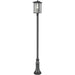Aspen Black Outdoor Post Mounted Fixture | theLightShop
