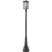 Aspen Black Outdoor Post Mounted Fixture | theLightShop