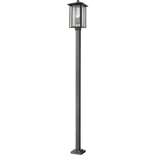 Aspen Black Outdoor Post Mounted Fixture | theLightShop