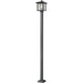 Aspen Black Outdoor Post Mounted Fixture | theLightShop