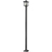 Aspen Black Outdoor Post Mounted Fixture | theLightShop