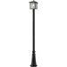 Aspen Black Outdoor Post Mounted Fixture | theLightShop