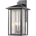 Aspen Black Outdoor Wall Sconce | theLightShop