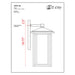 Aspen Black Outdoor Wall Sconce - Outdoor Wall Sconces