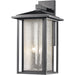 Aspen Black Outdoor Wall Sconce | theLightShop