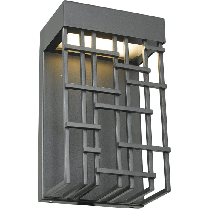 Aspen Matte Black 1 Light LED Outdoor Wall Sconce - Outdoor Wall Sconces