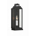 Aspen Matte Black 1 Light Outdoor Wall Sconce Crystorama ASP-8911-MK