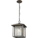 Aspen Oil Rubbed Bronze Outdoor Chain Mount Ceiling Fixture | theLightShop