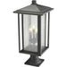 Aspen Oil Rubbed Bronze Outdoor Pier Mounted Fixture - Outdoor Pier Mounted Fixtures