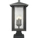 Aspen Oil Rubbed Bronze Outdoor Pier Mounted Fixture - Outdoor Pier Mounted Fixtures
