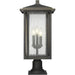 Aspen Oil Rubbed Bronze Outdoor Pier Mounted Fixture - Outdoor Pier Mounted Fixtures